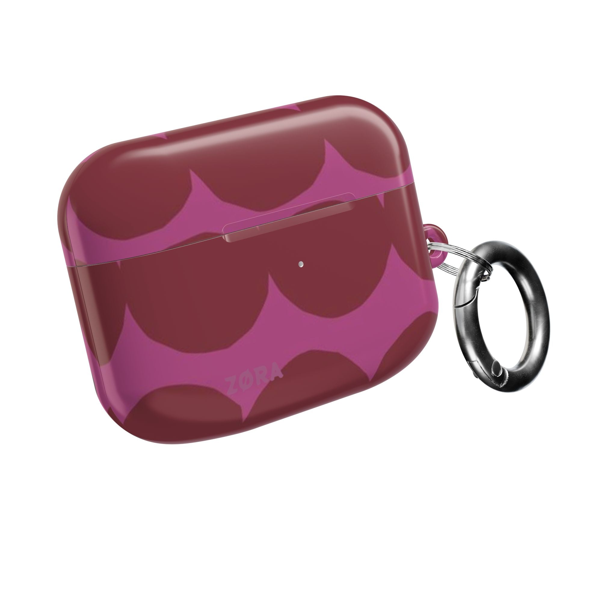 Pink & Burgundy Retro Dot