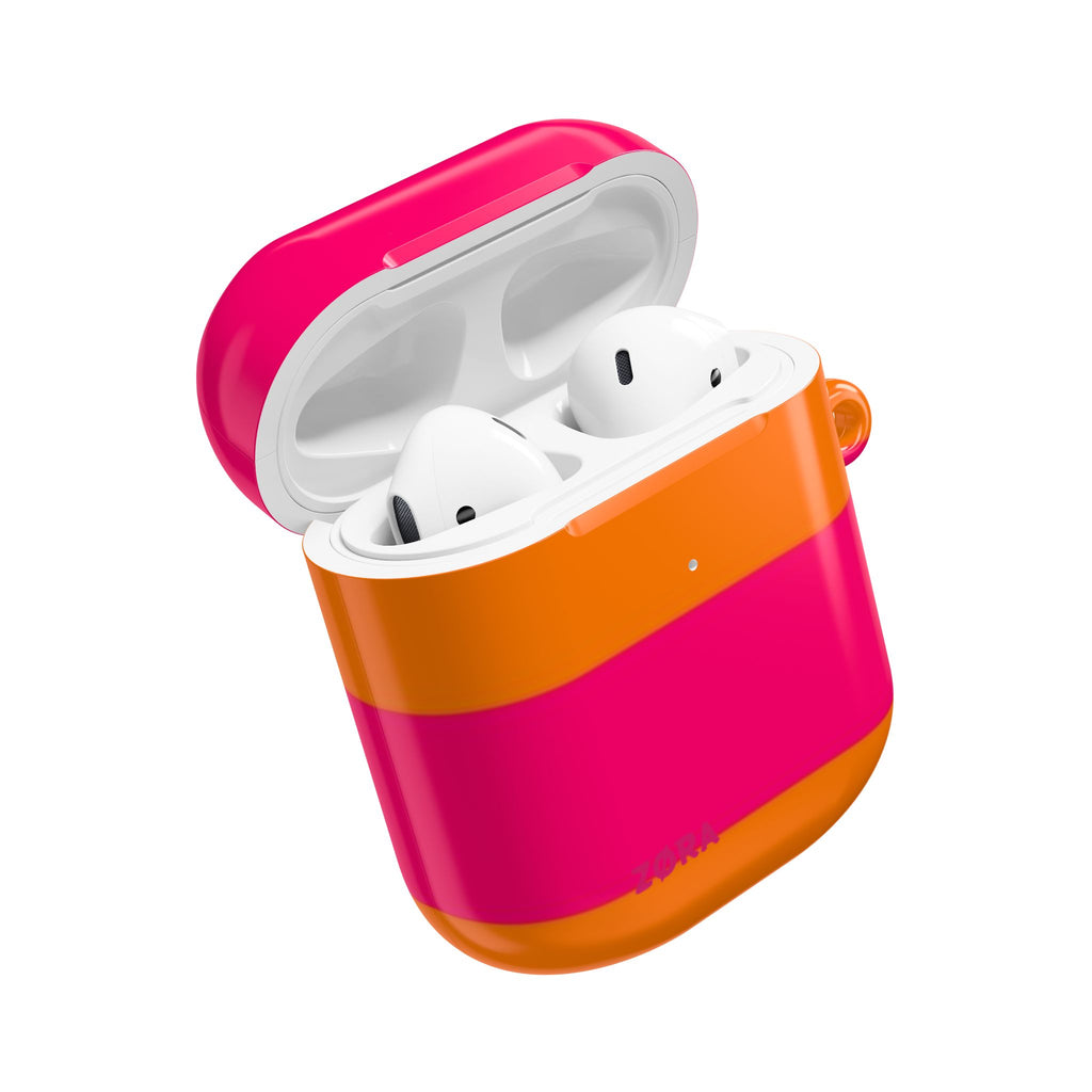 Bold Pink & Orange Striped