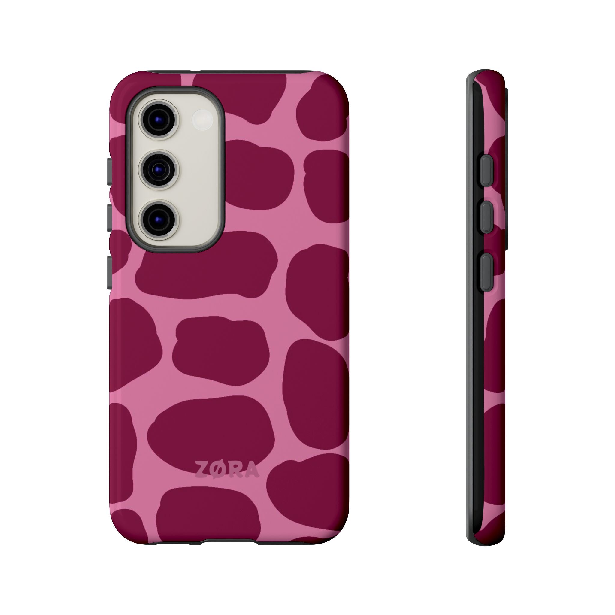 Pink & Burgundy Abstract