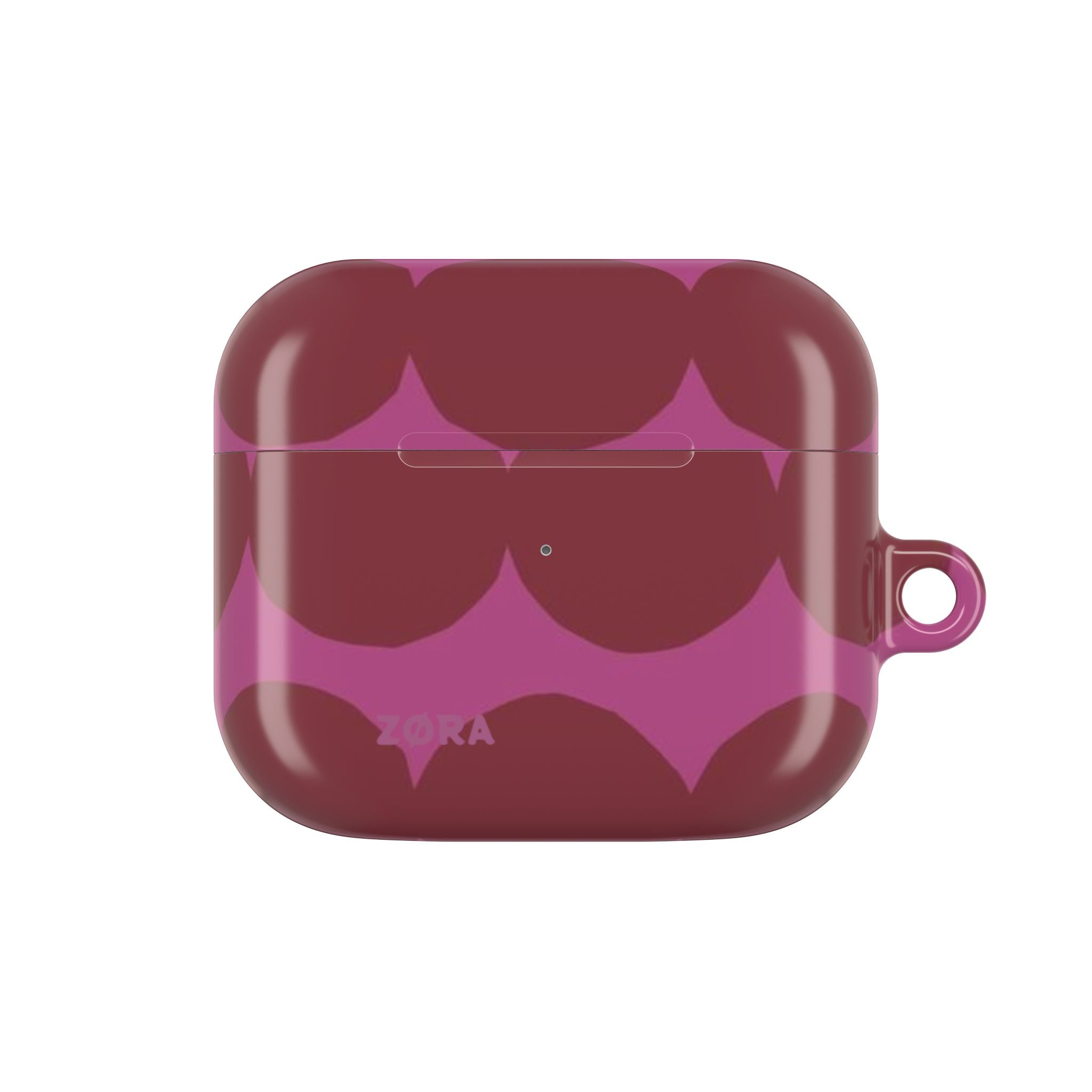 Pink & Burgundy Retro Dot