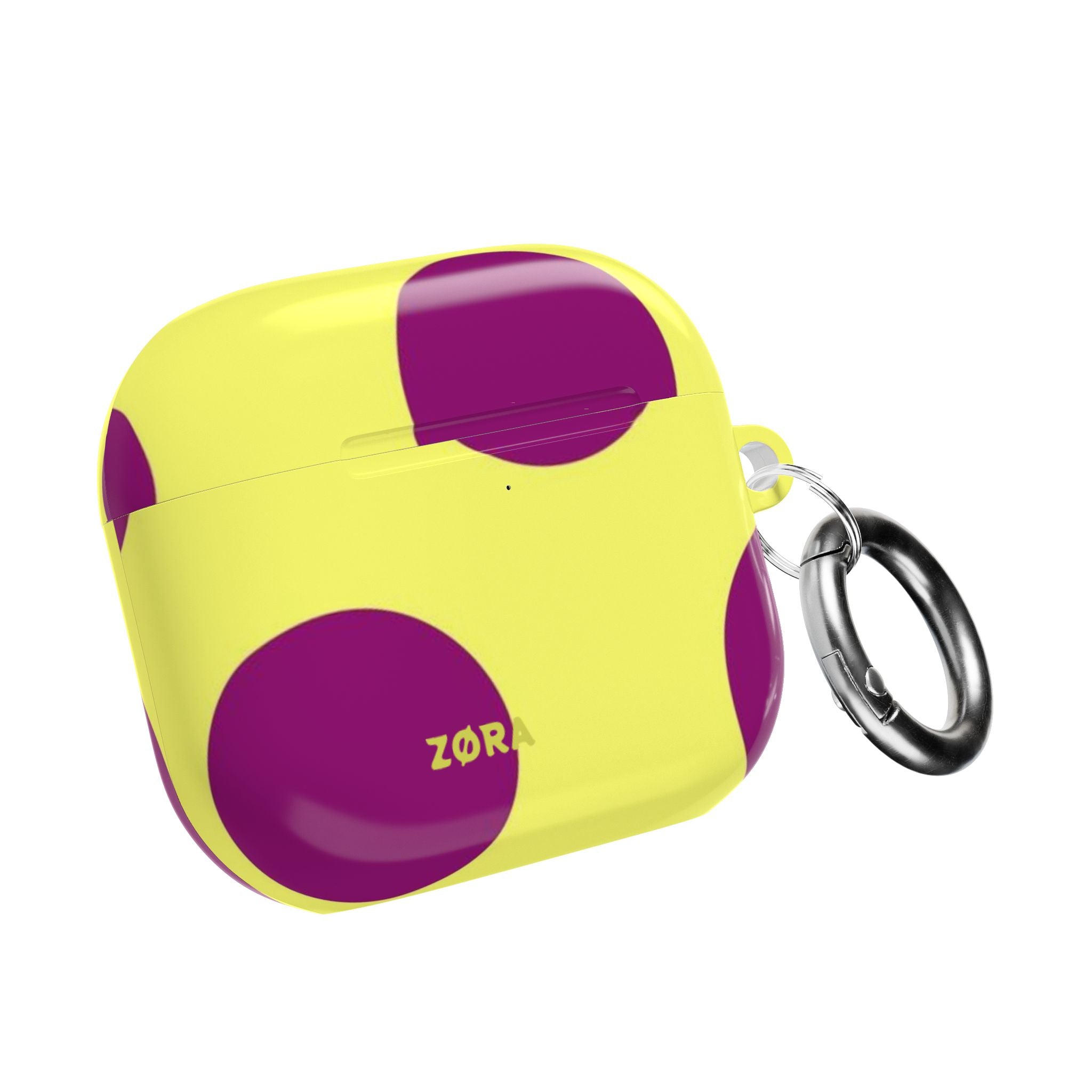 Yellow & Purple Polka Dot