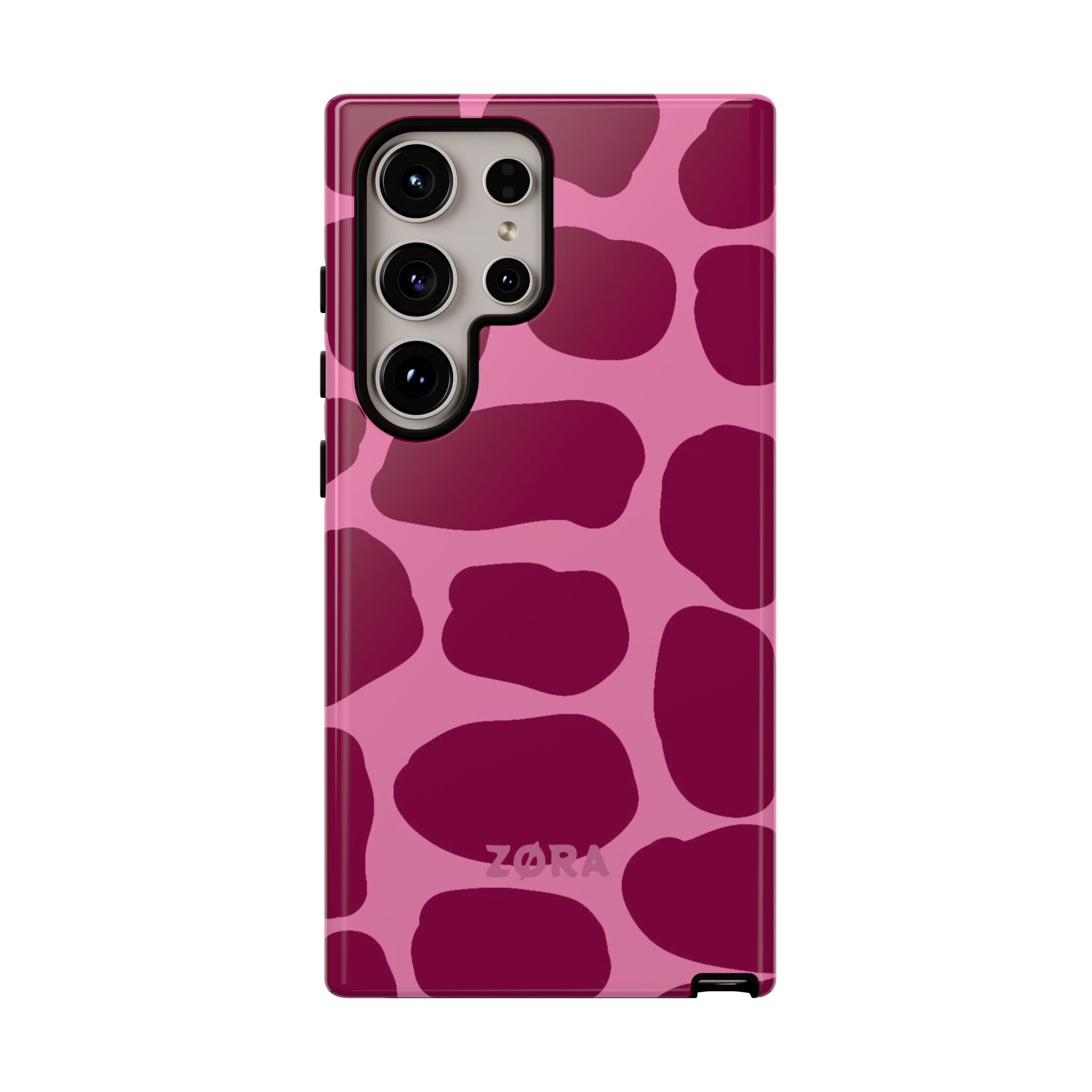 Pink & Burgundy Abstract