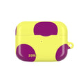 Yellow & Purple Polka Dot