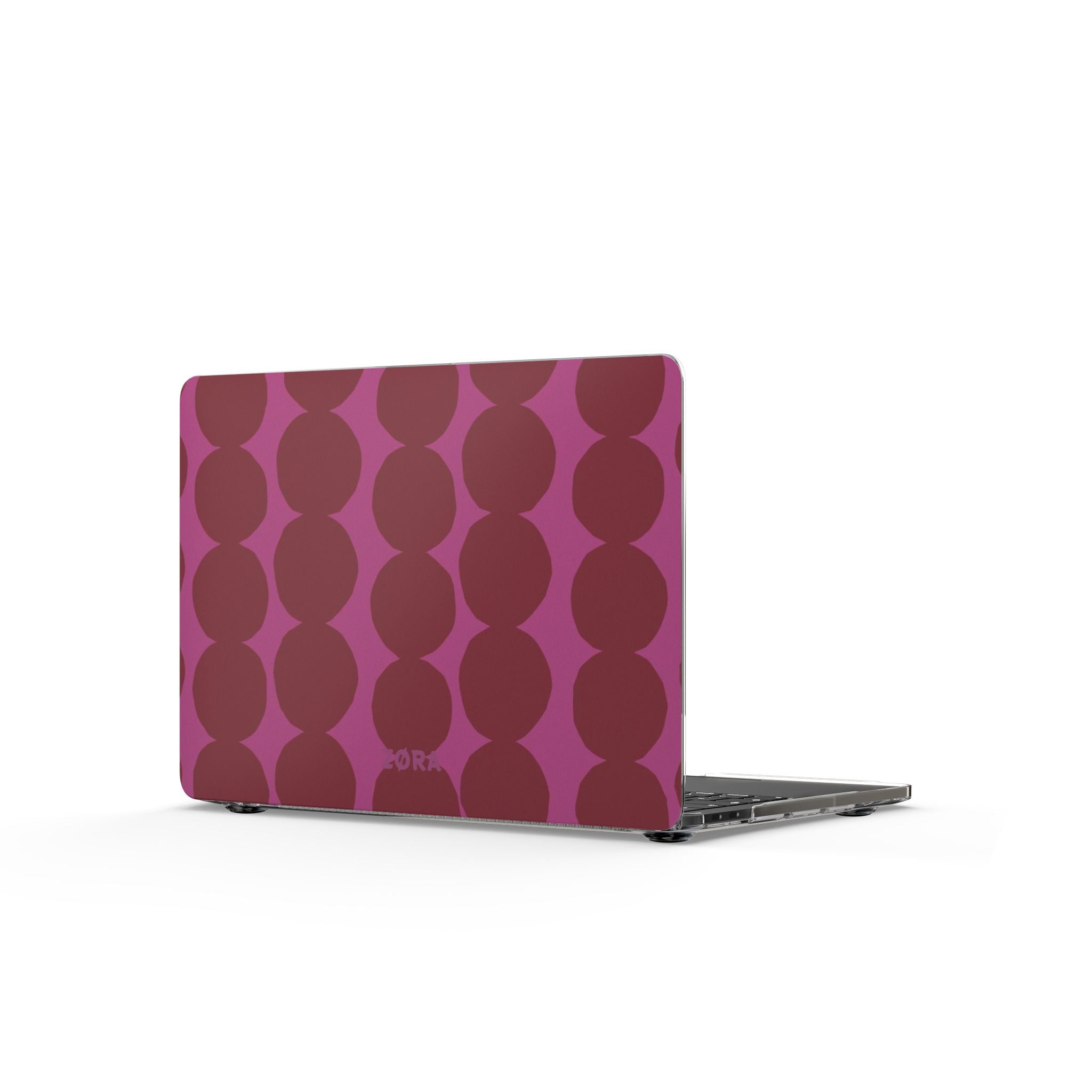Pink & Burgundy Retro Dot
