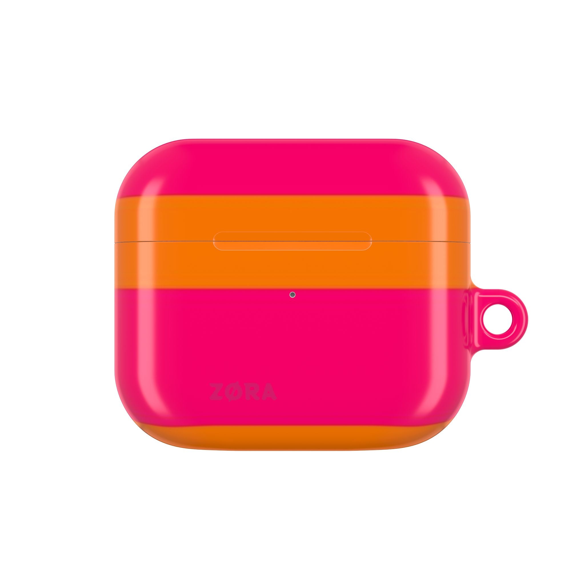 Bold Pink & Orange Striped
