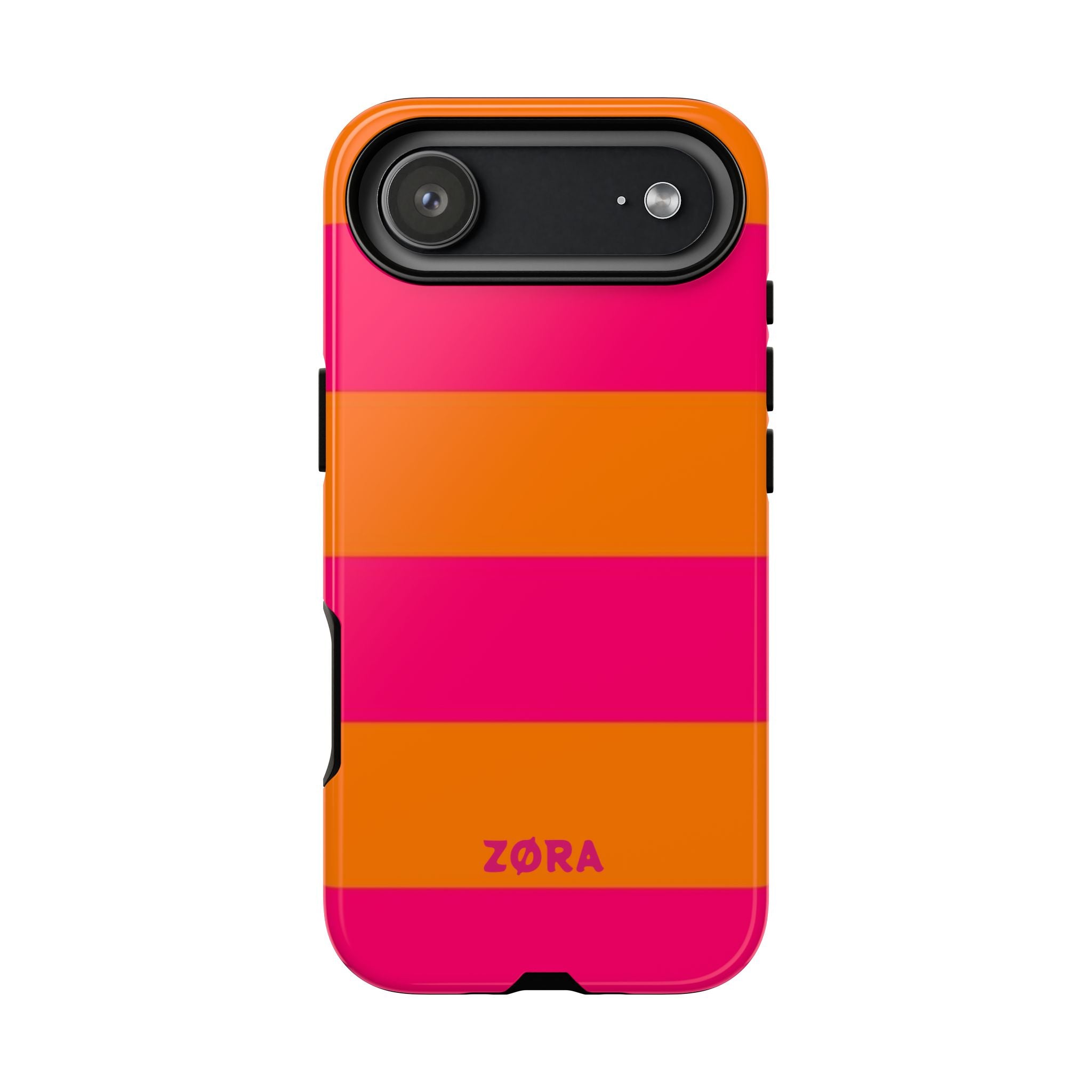 Bold Pink & Orange Striped