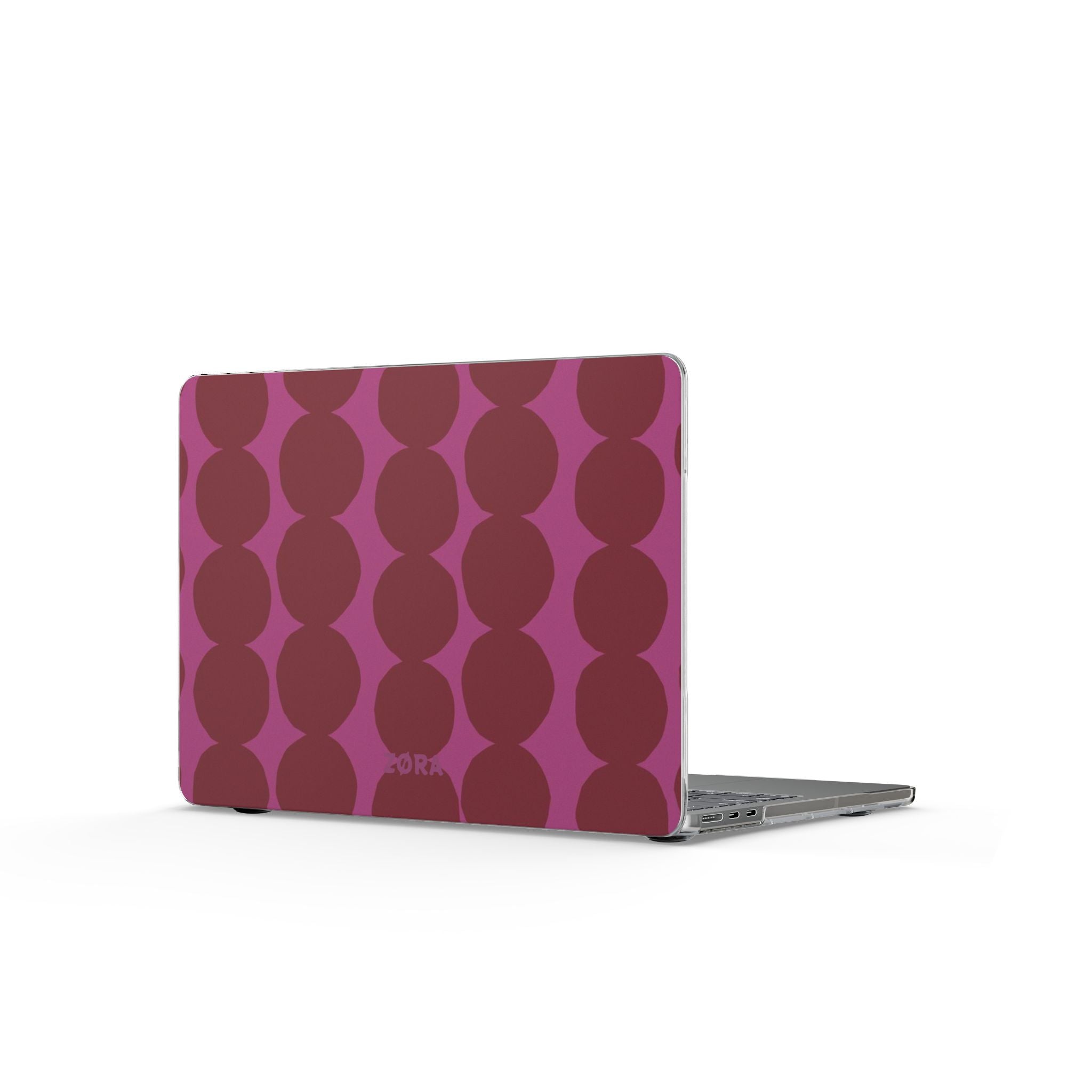 Pink & Burgundy Retro Dot