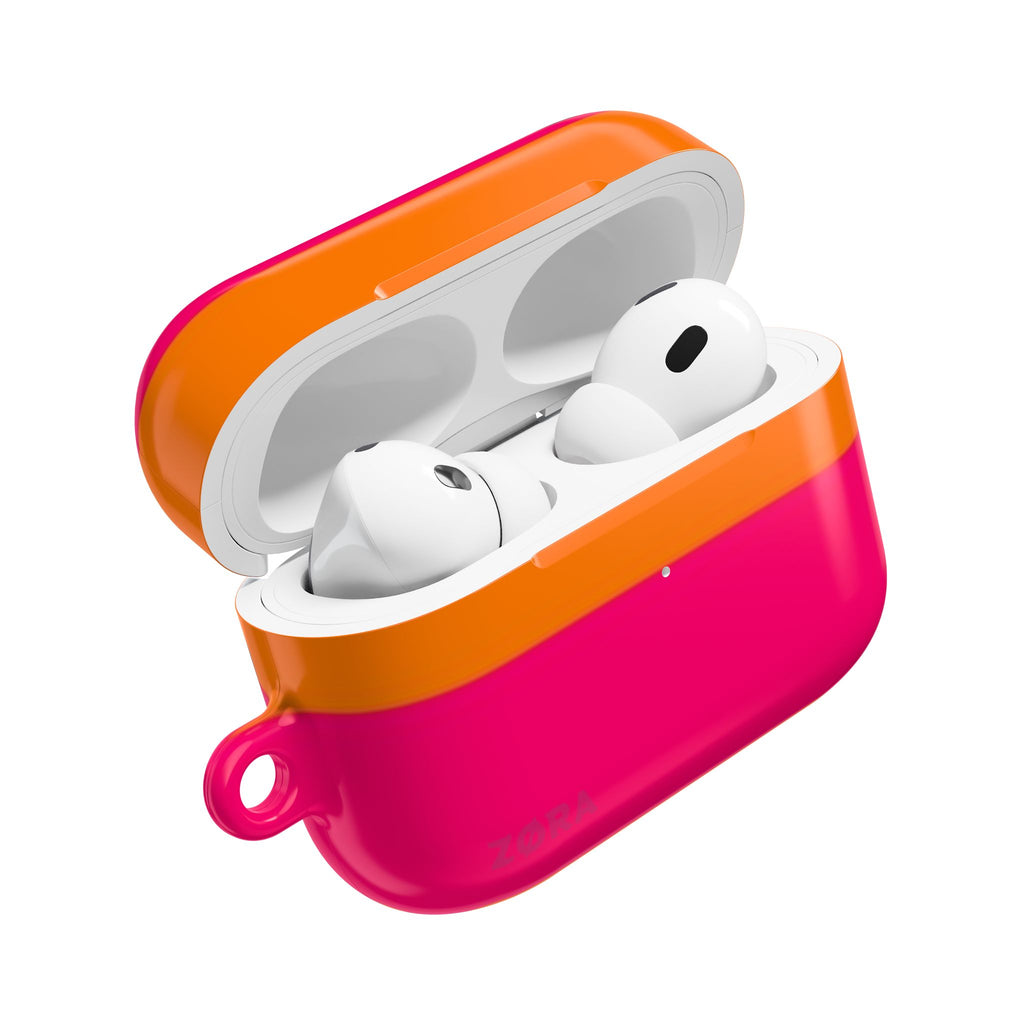 Bold Pink & Orange Striped
