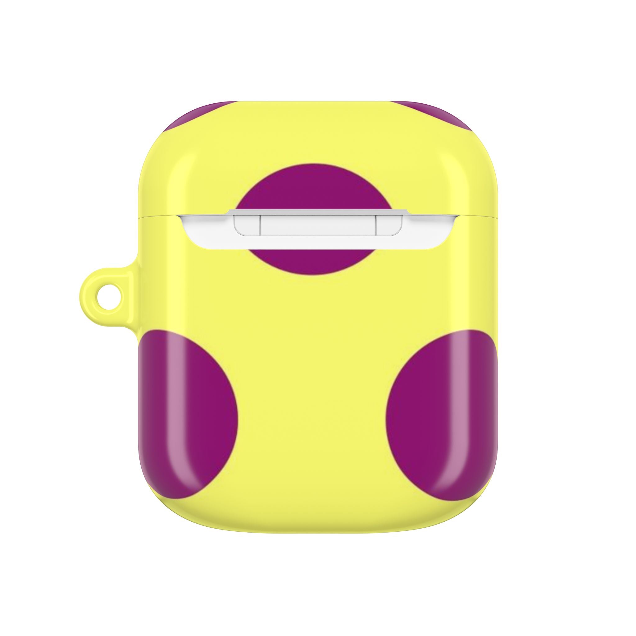 Yellow & Purple Polka Dot