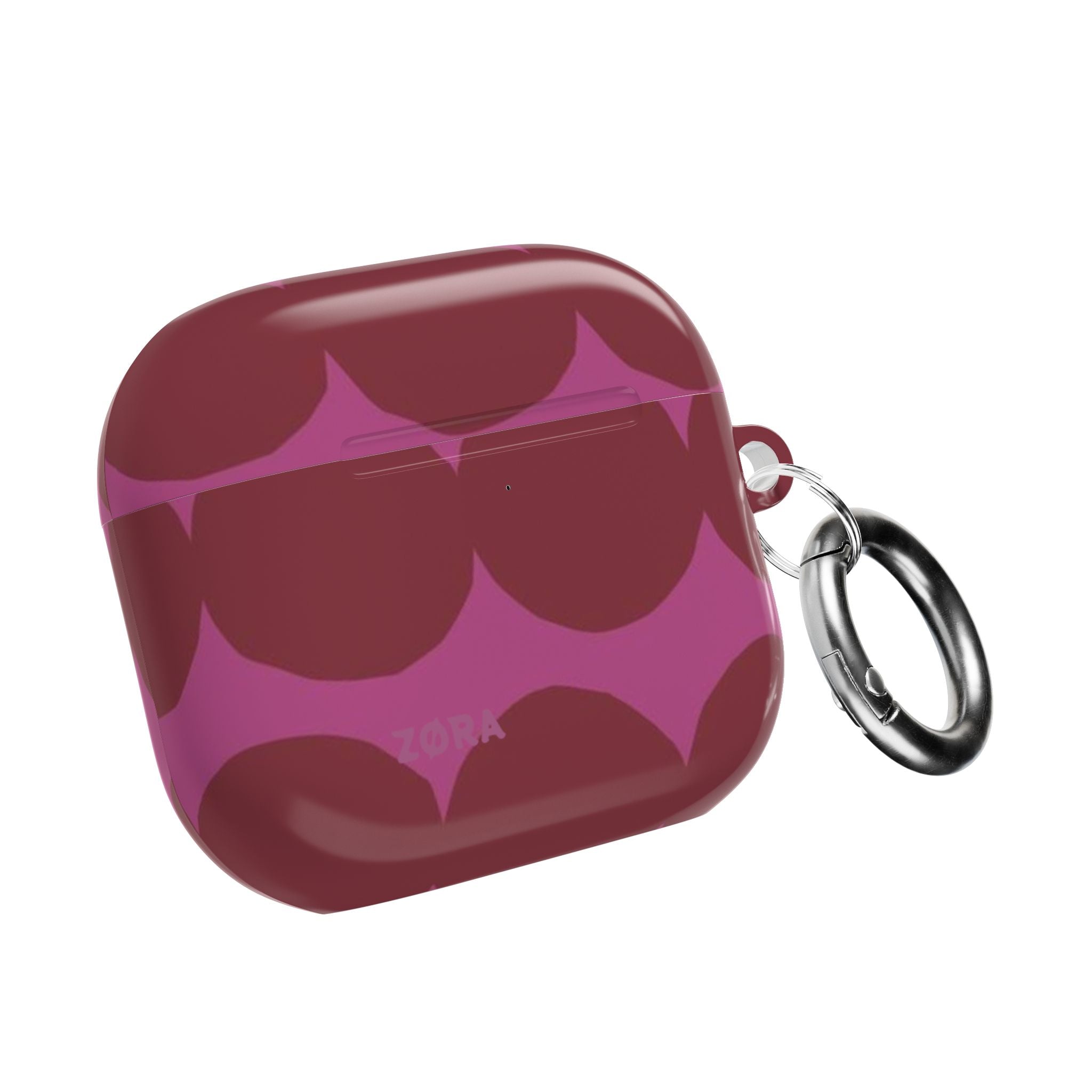 Pink & Burgundy Retro Dot