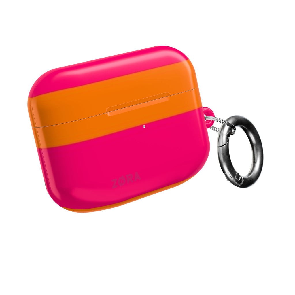 Bold Pink & Orange Striped