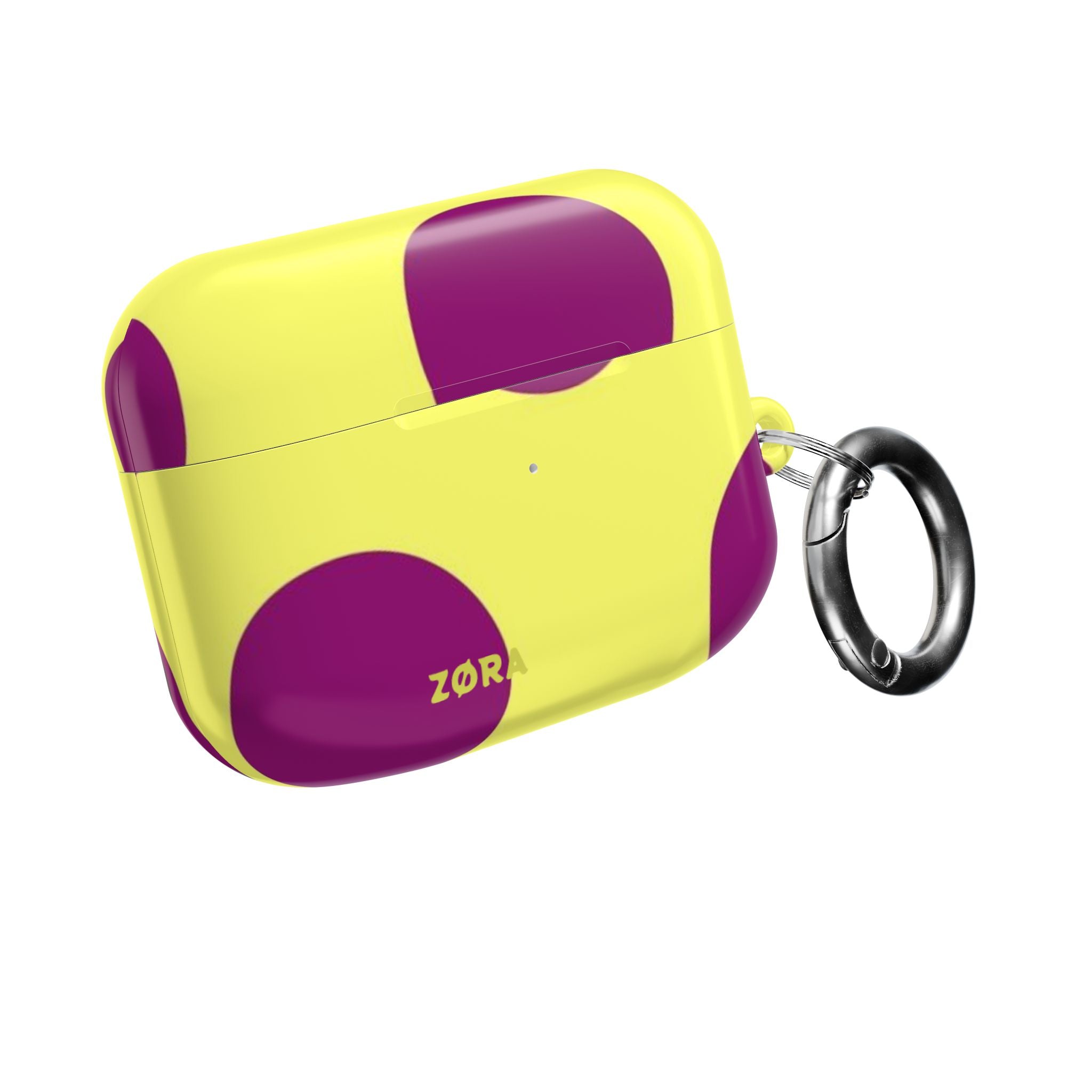 Yellow & Purple Polka Dot