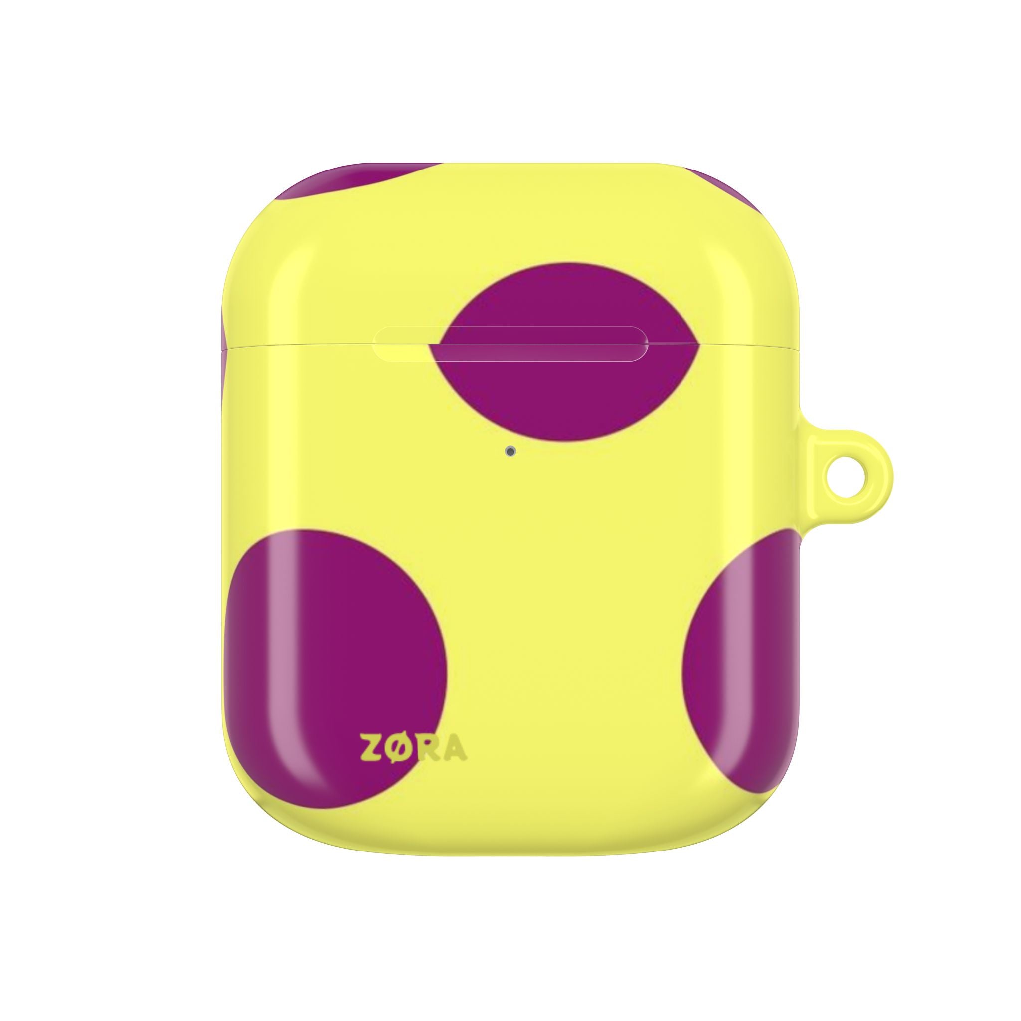 Yellow & Purple Polka Dot