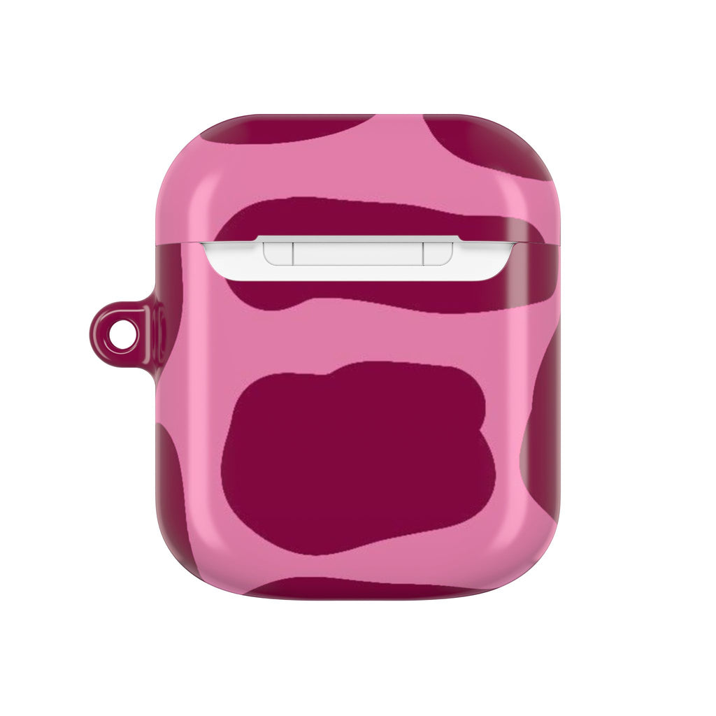 Pink & Burgundy Abstract