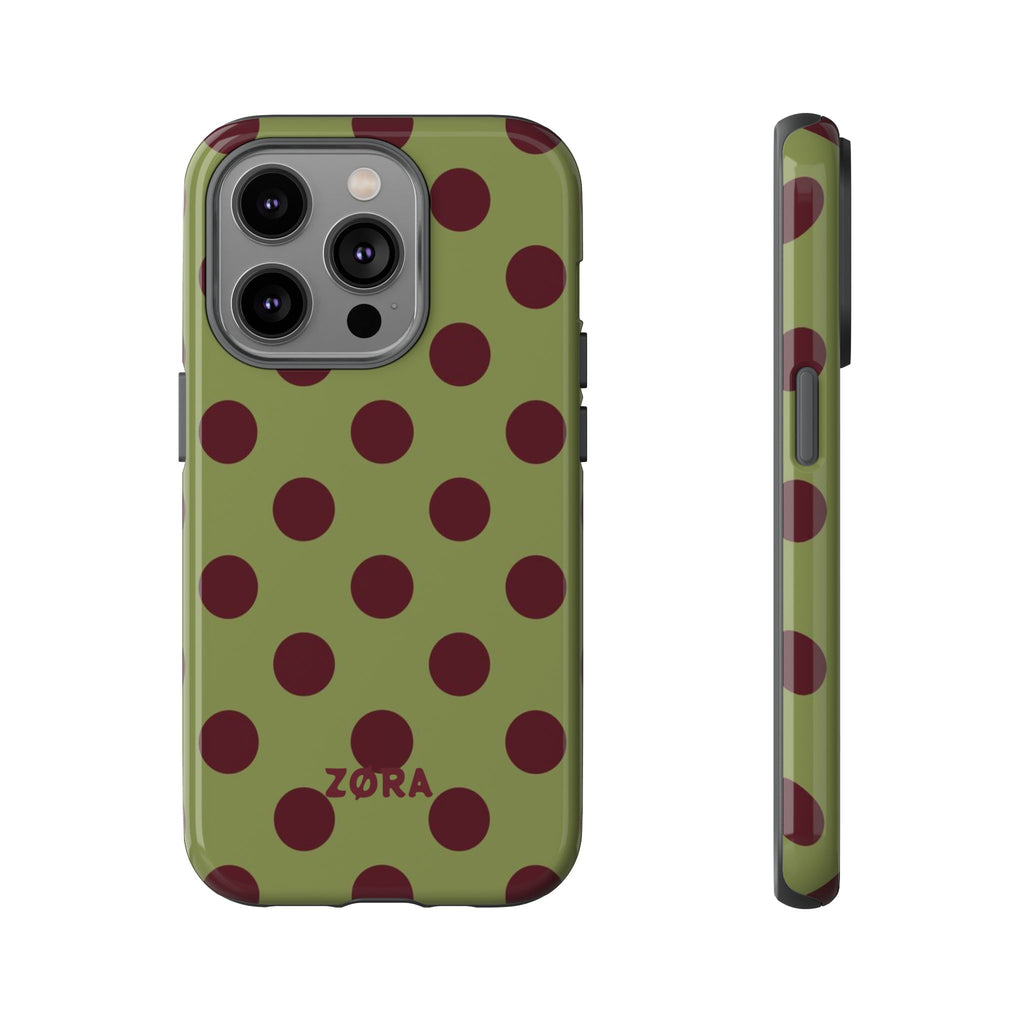 Olive & Burgundy