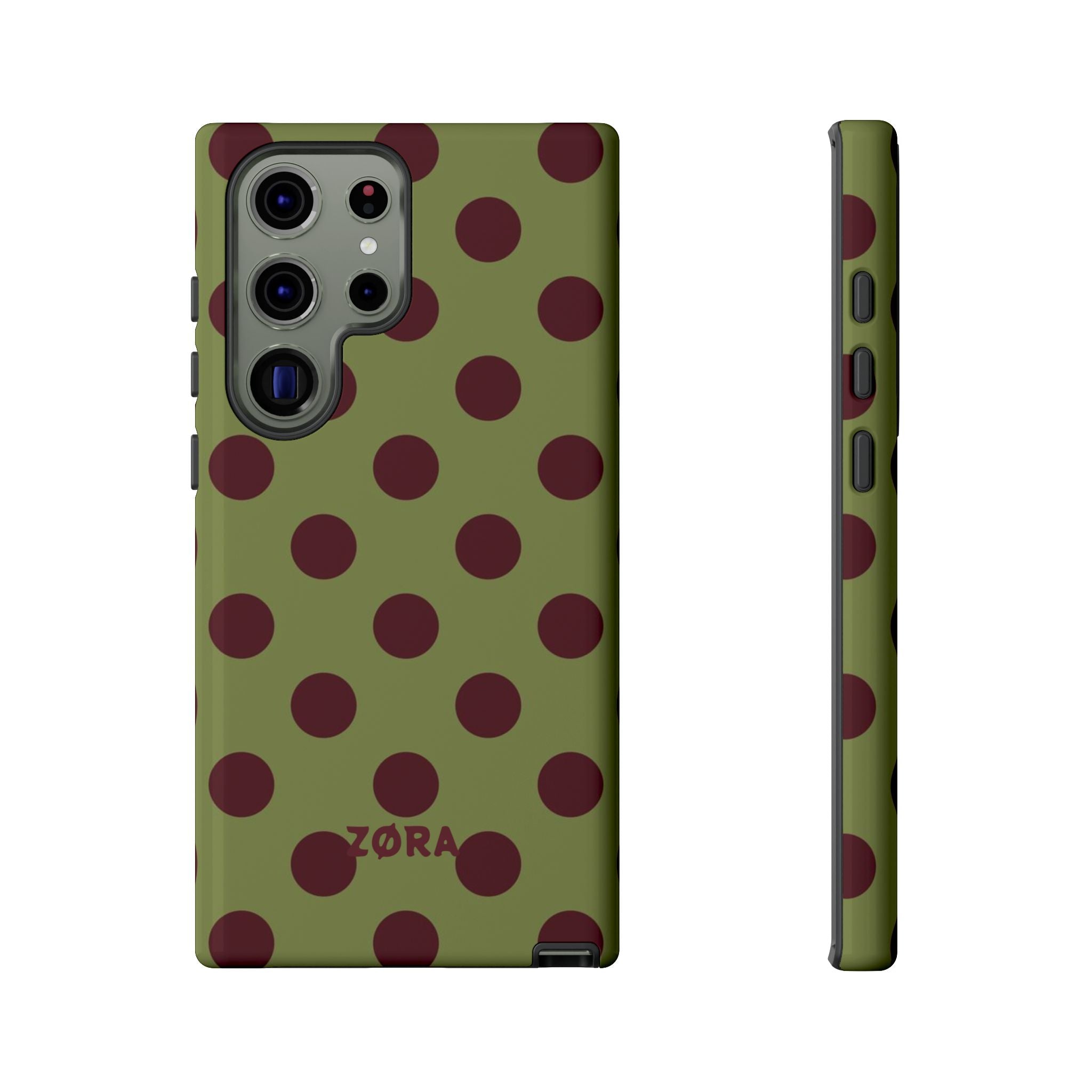 Olive & Burgundy