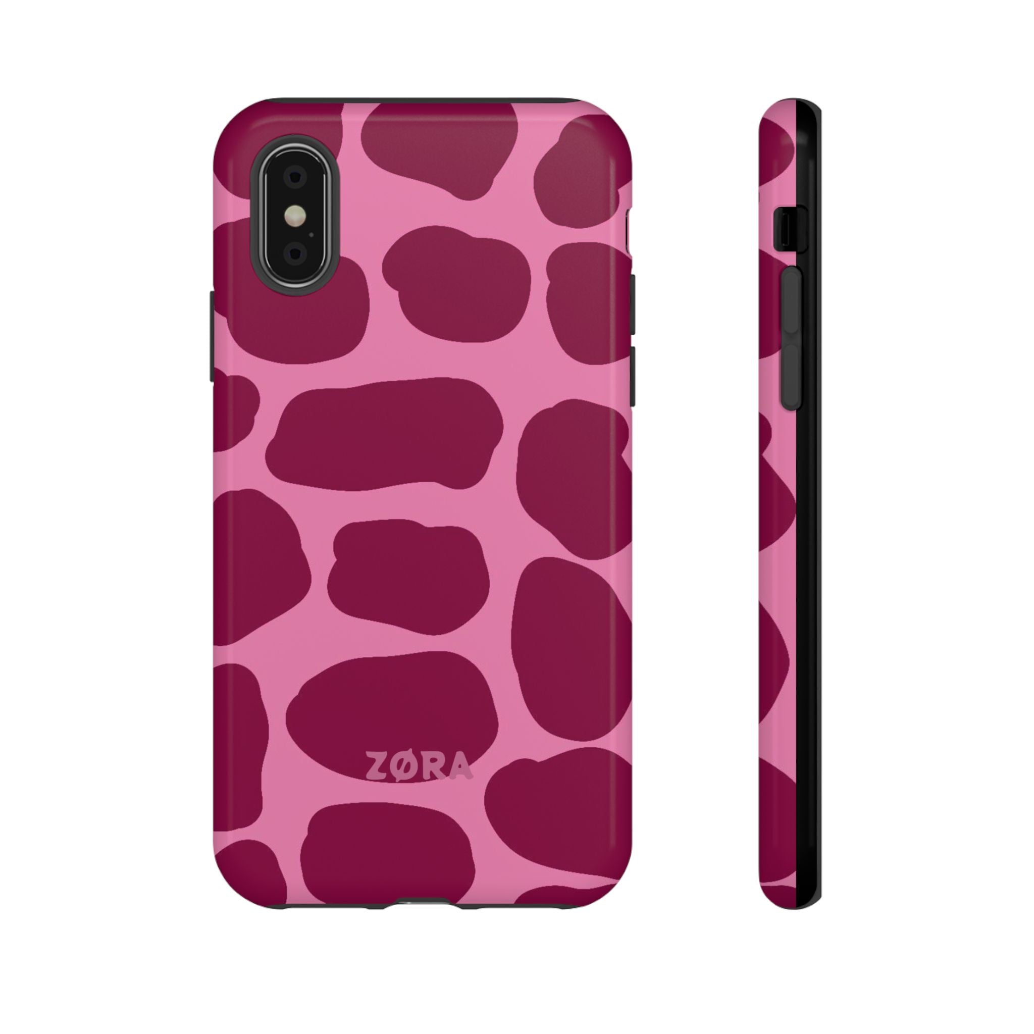 Pink & Burgundy Abstract