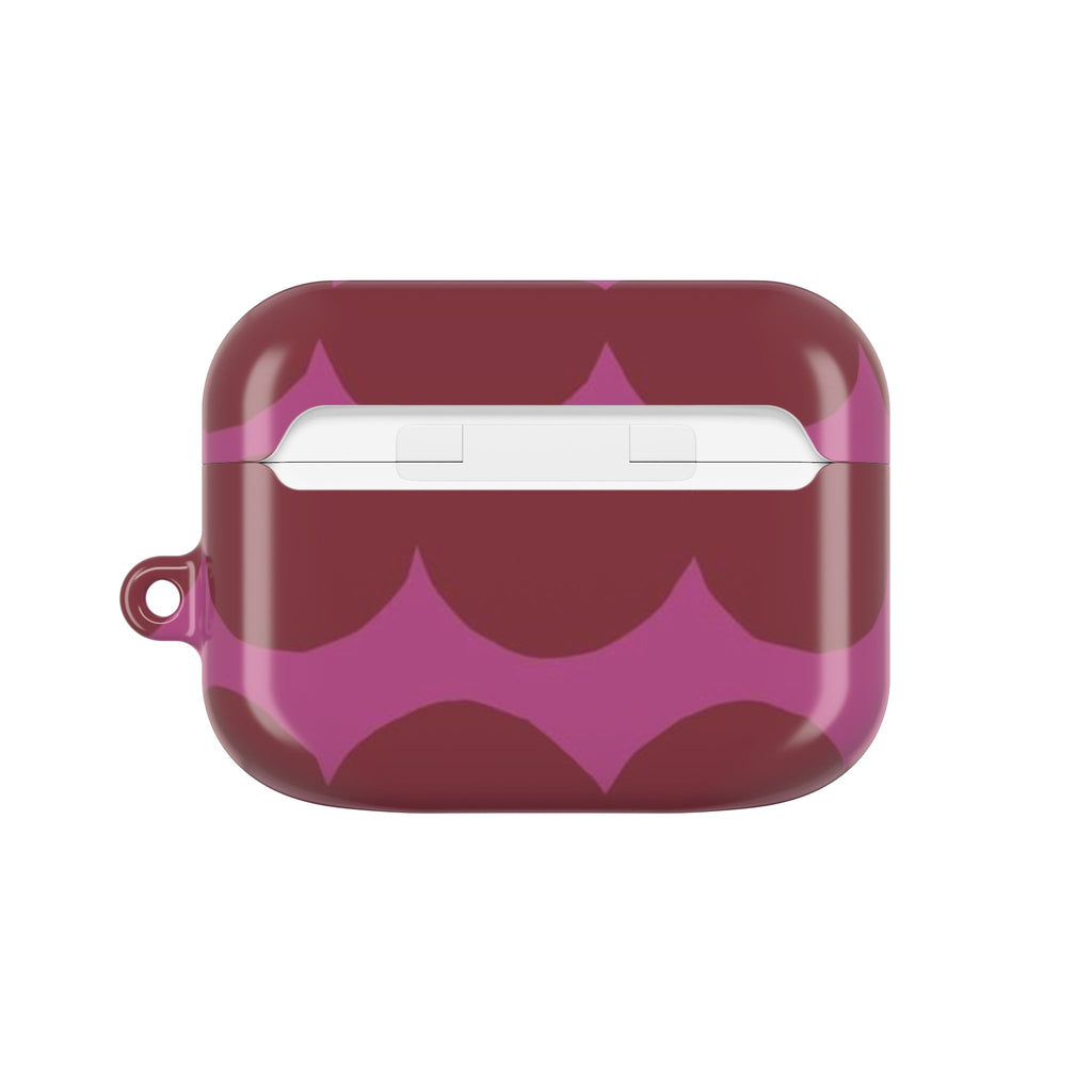 Pink & Burgundy Retro Dot