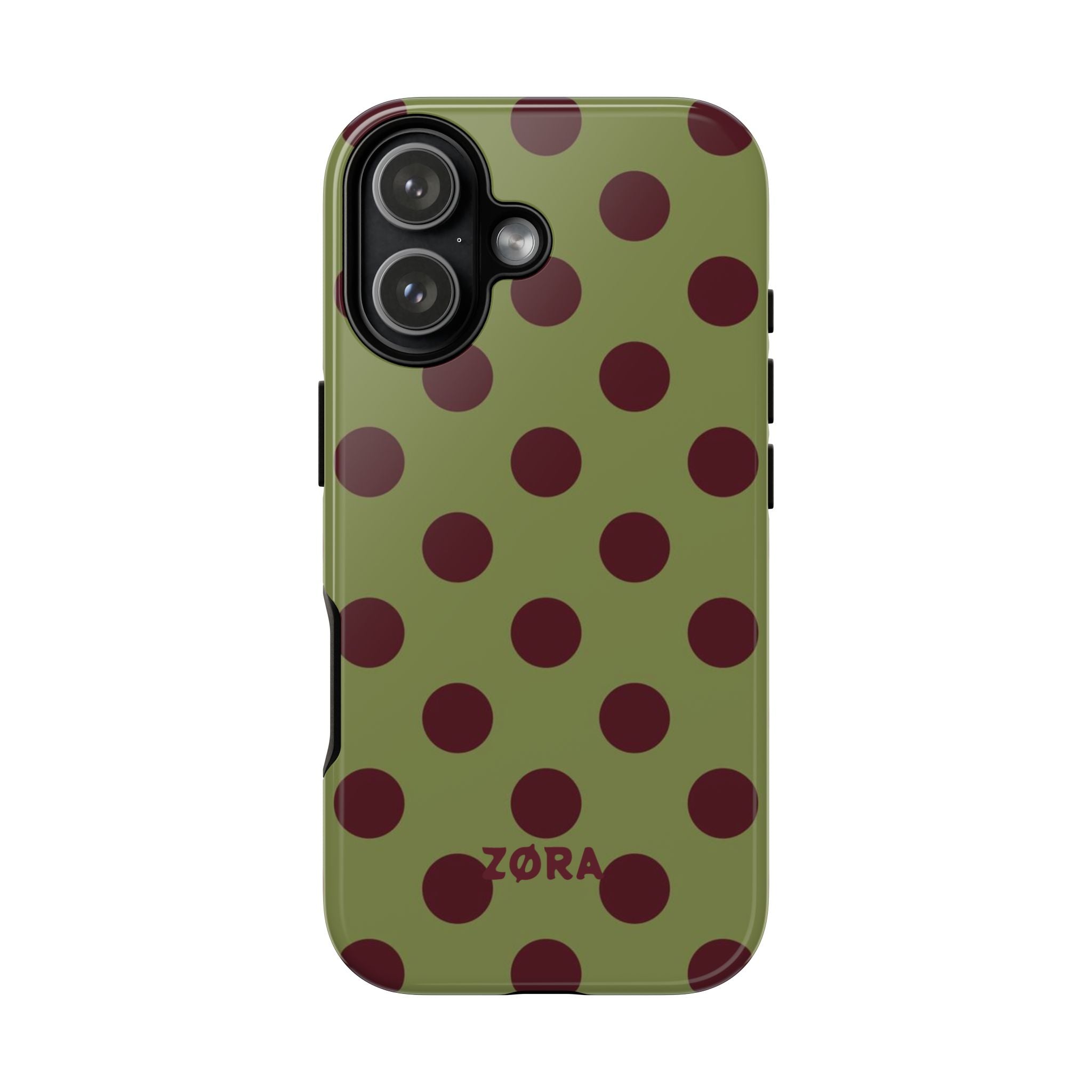 Olive & Burgundy