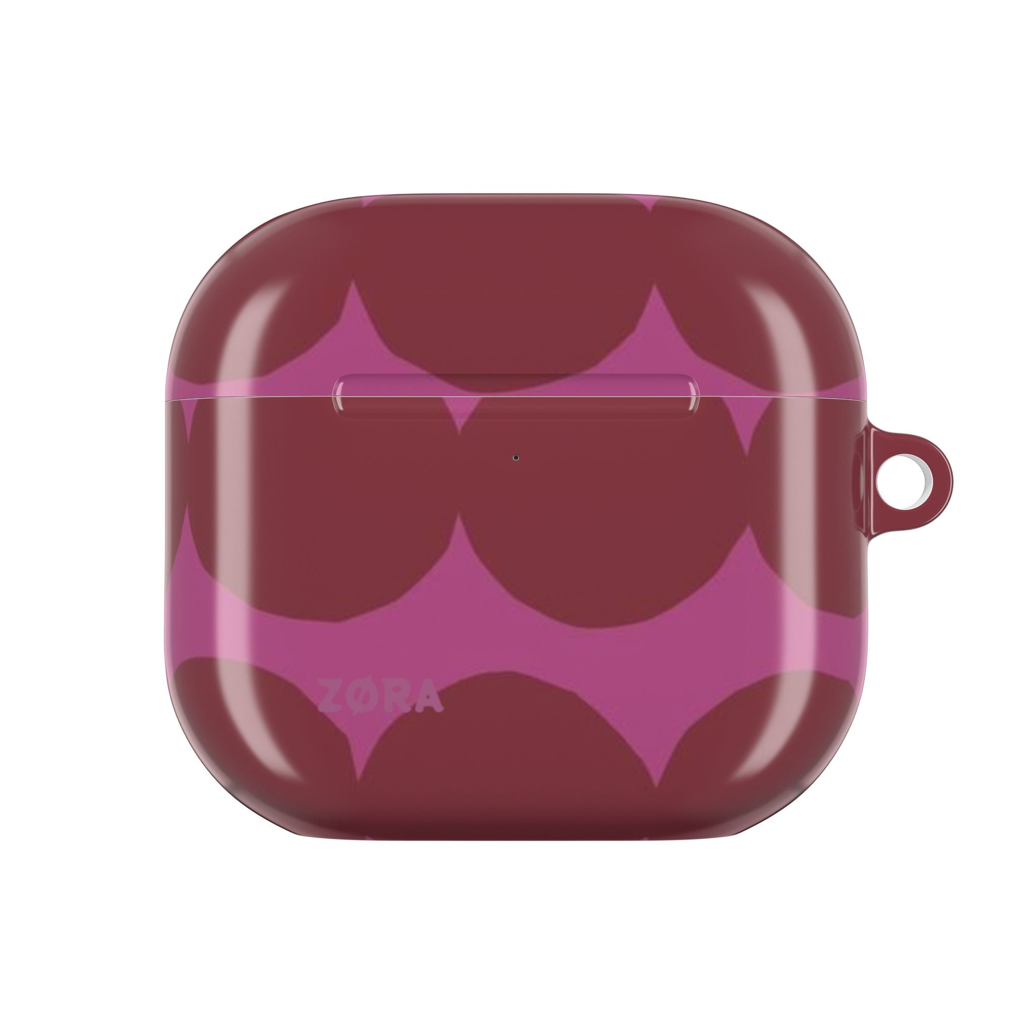 Pink & Burgundy Retro Dot