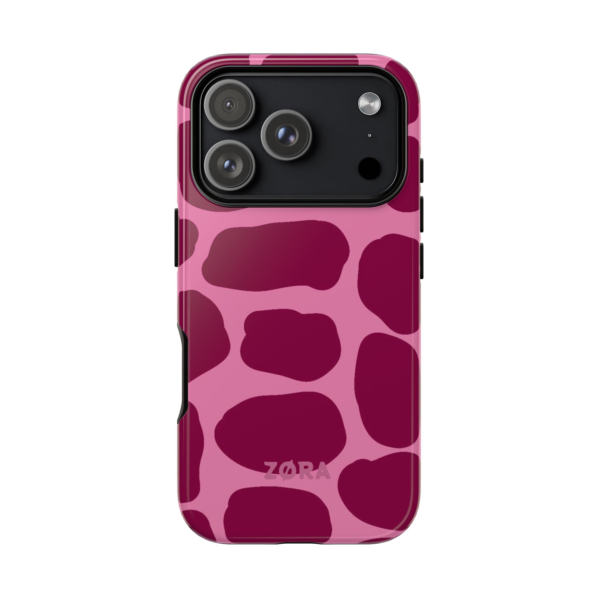 Pink & Burgundy Abstract