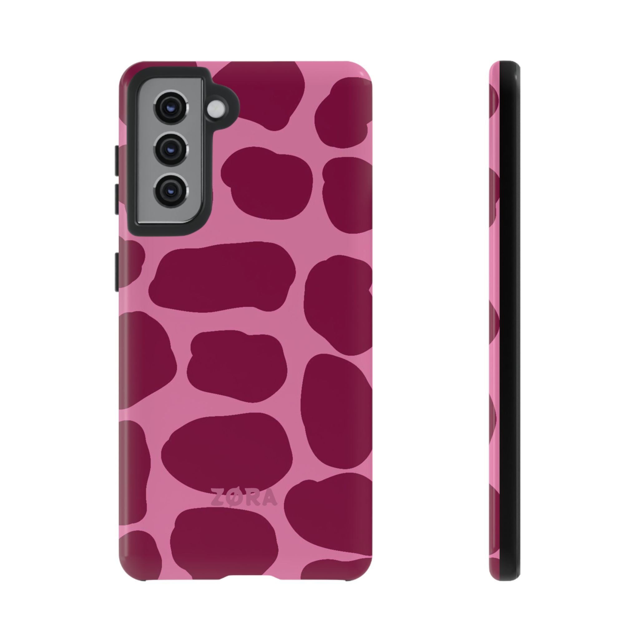 Pink & Burgundy Abstract