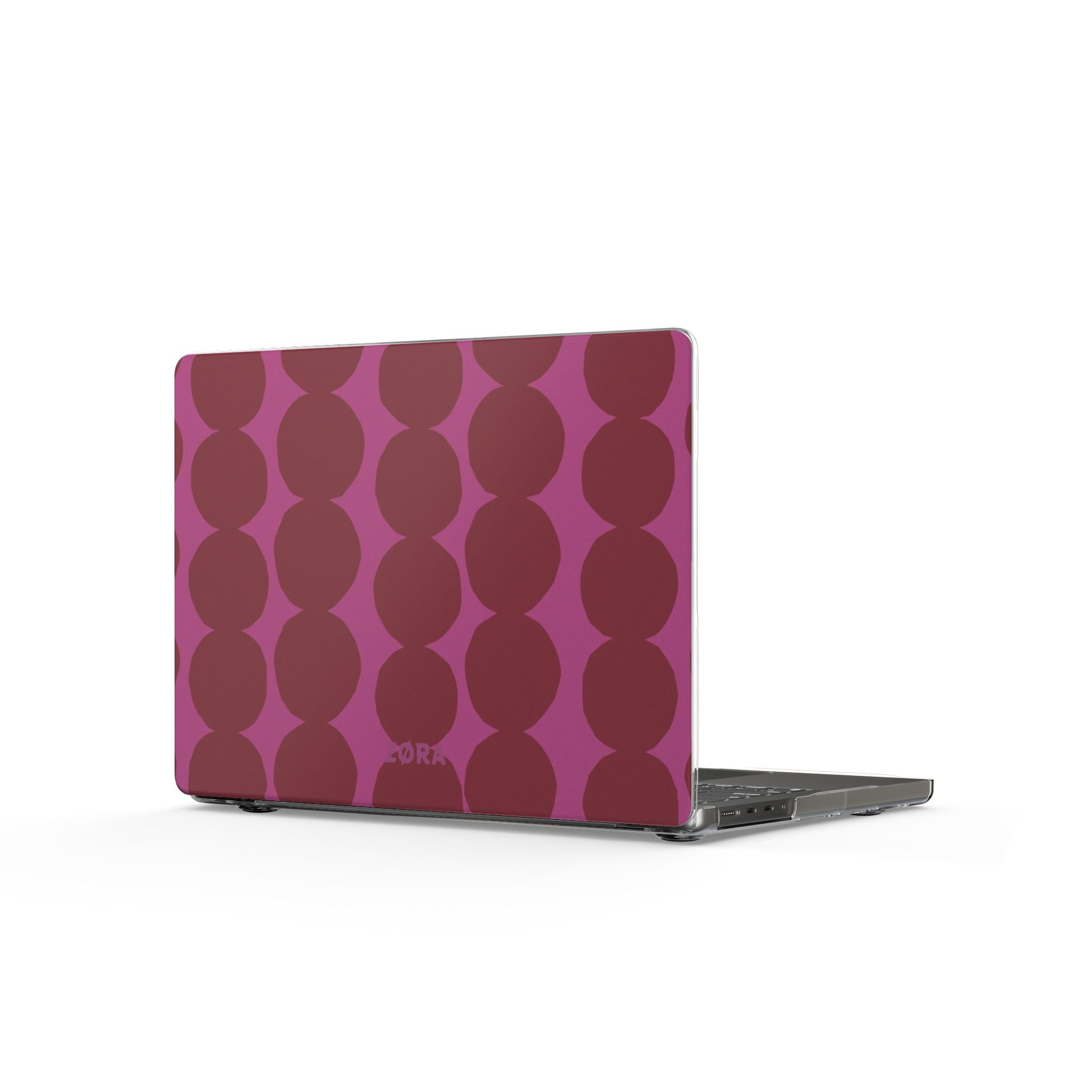 Pink & Burgundy Retro Dot