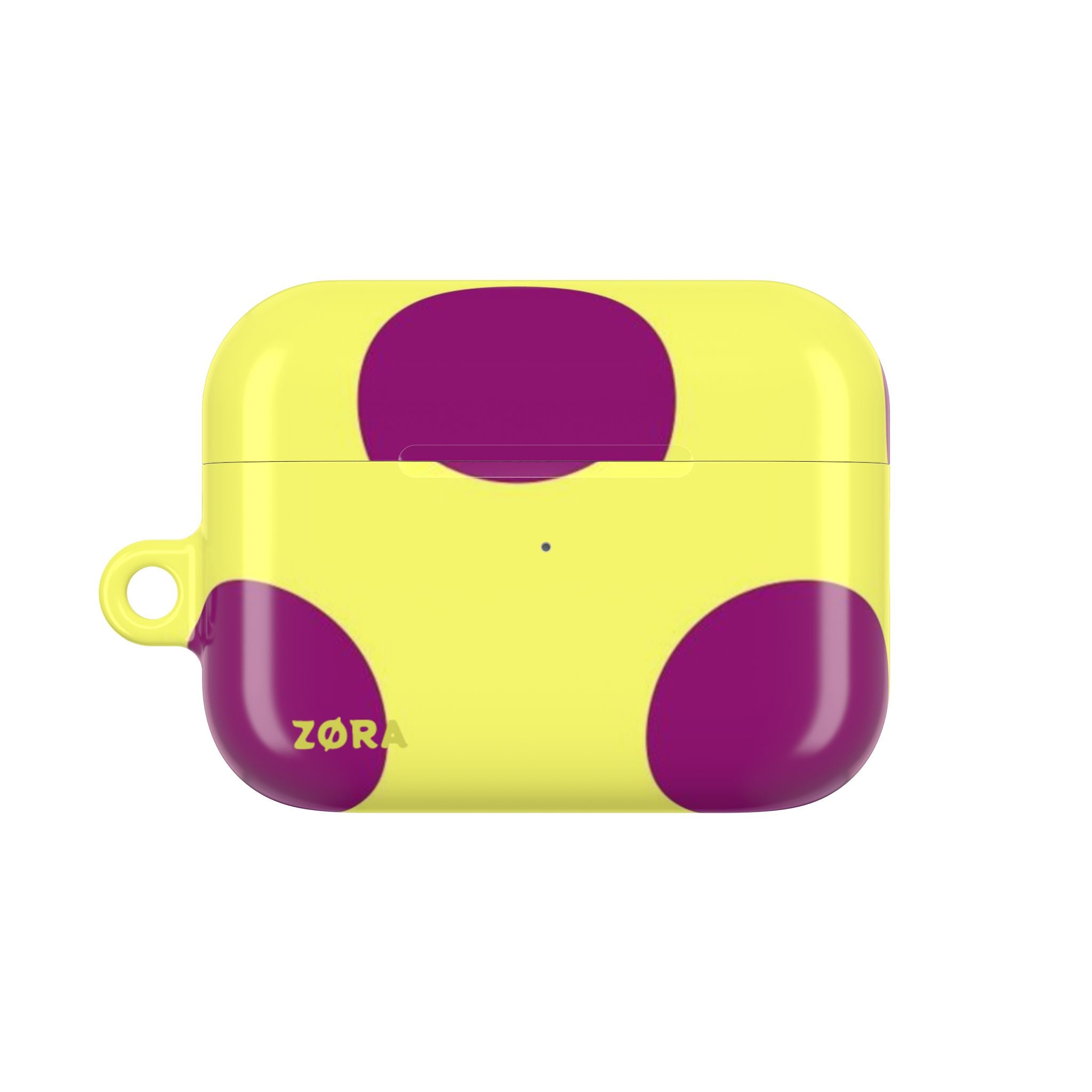 Yellow & Purple Polka Dot