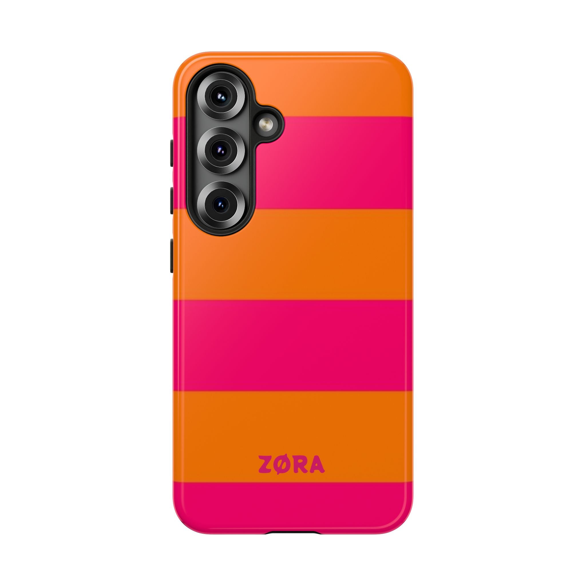 Bold Pink & Orange Striped
