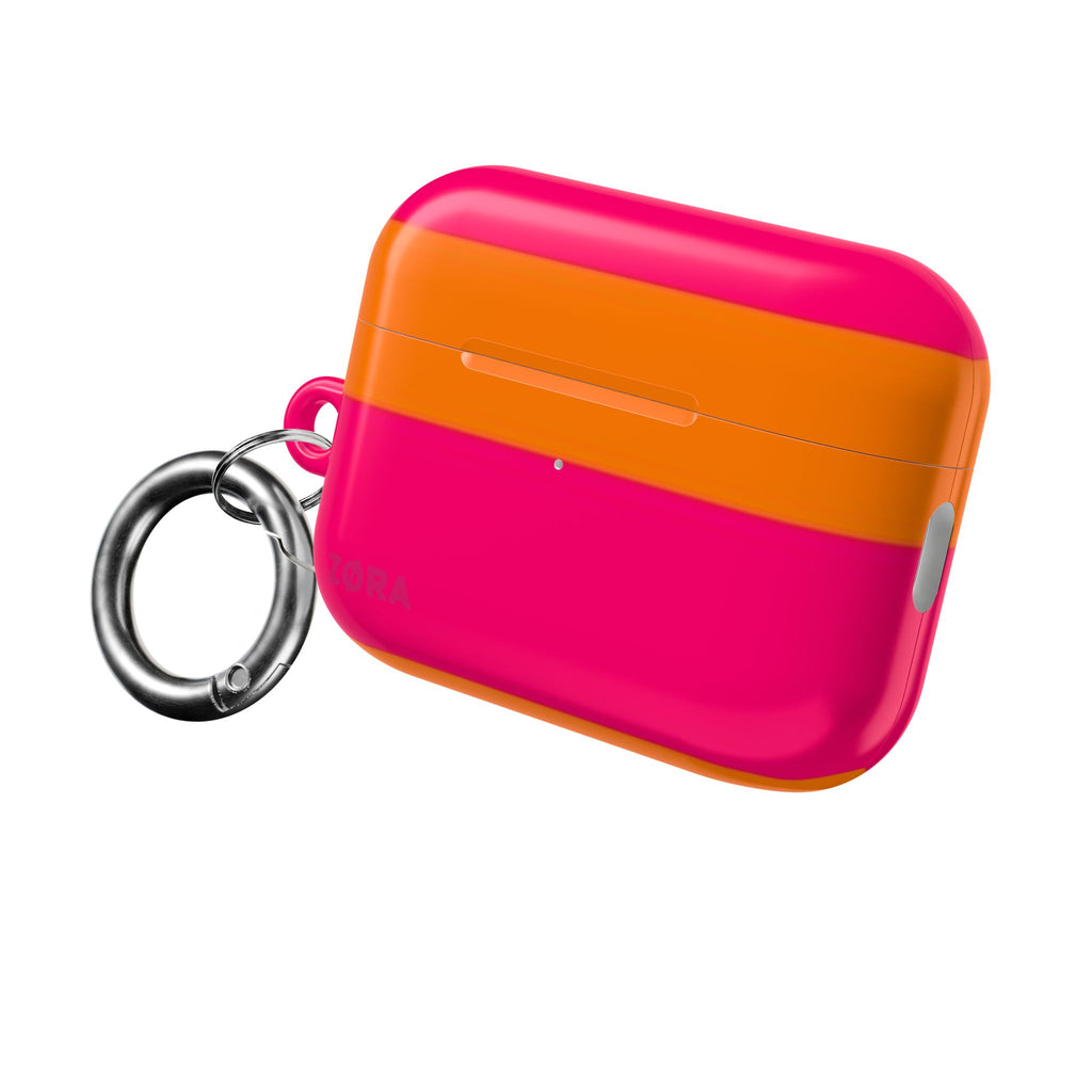 Bold Pink & Orange Striped