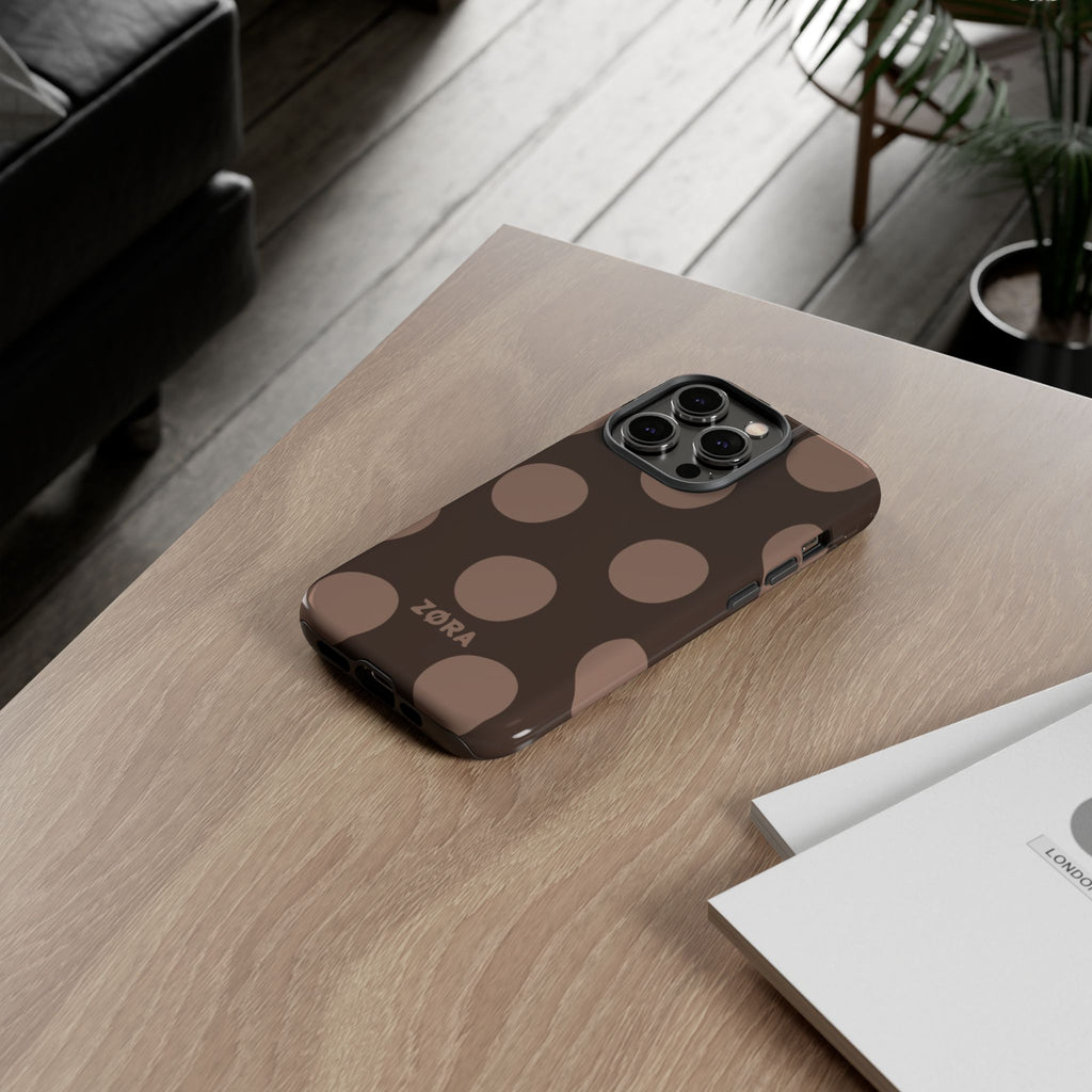 Brown Polka Dot