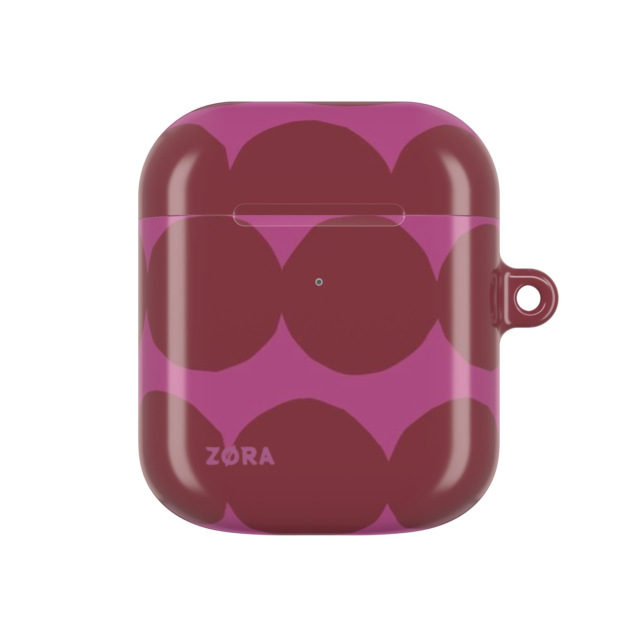 Pink & Burgundy Retro Dot