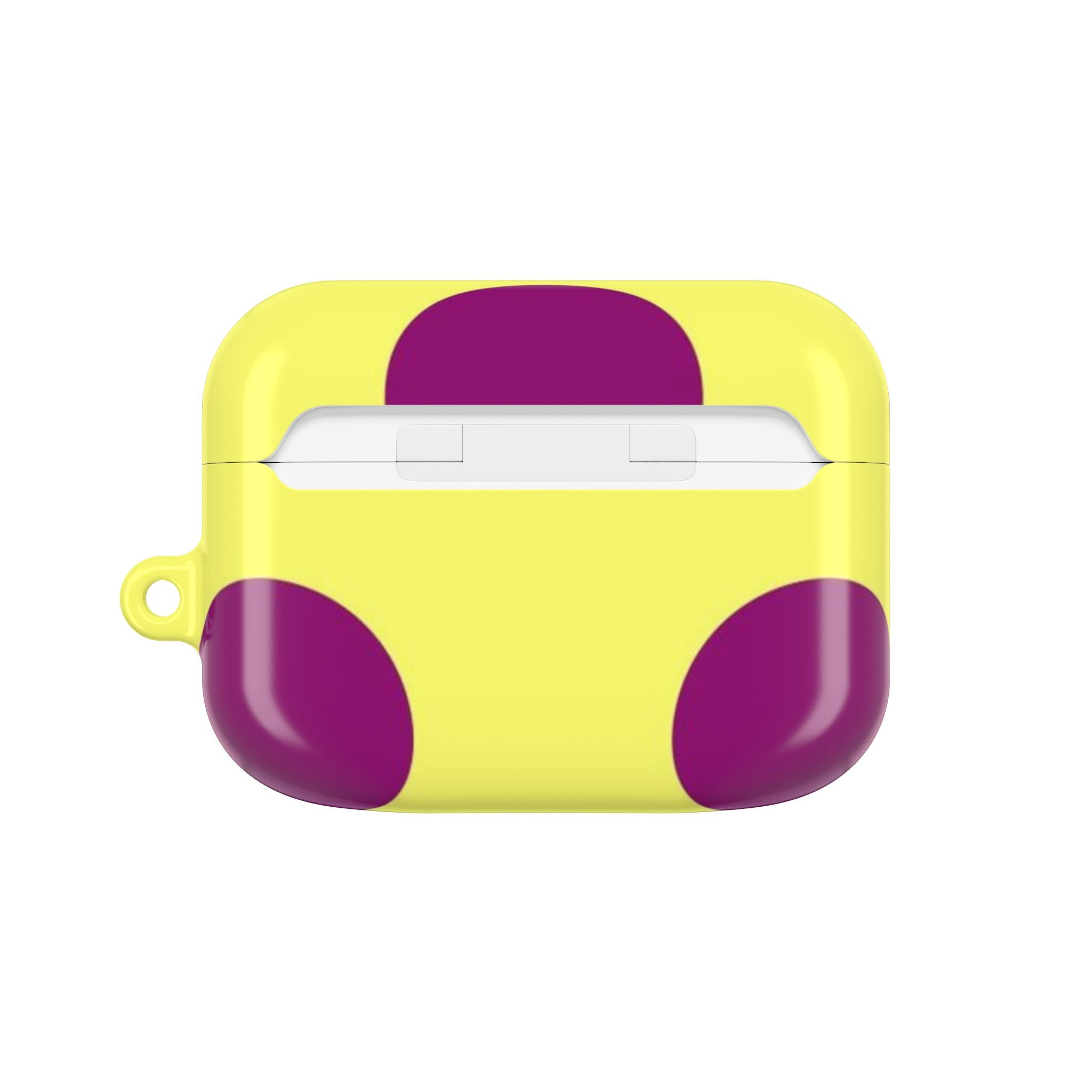 Yellow & Purple Polka Dot