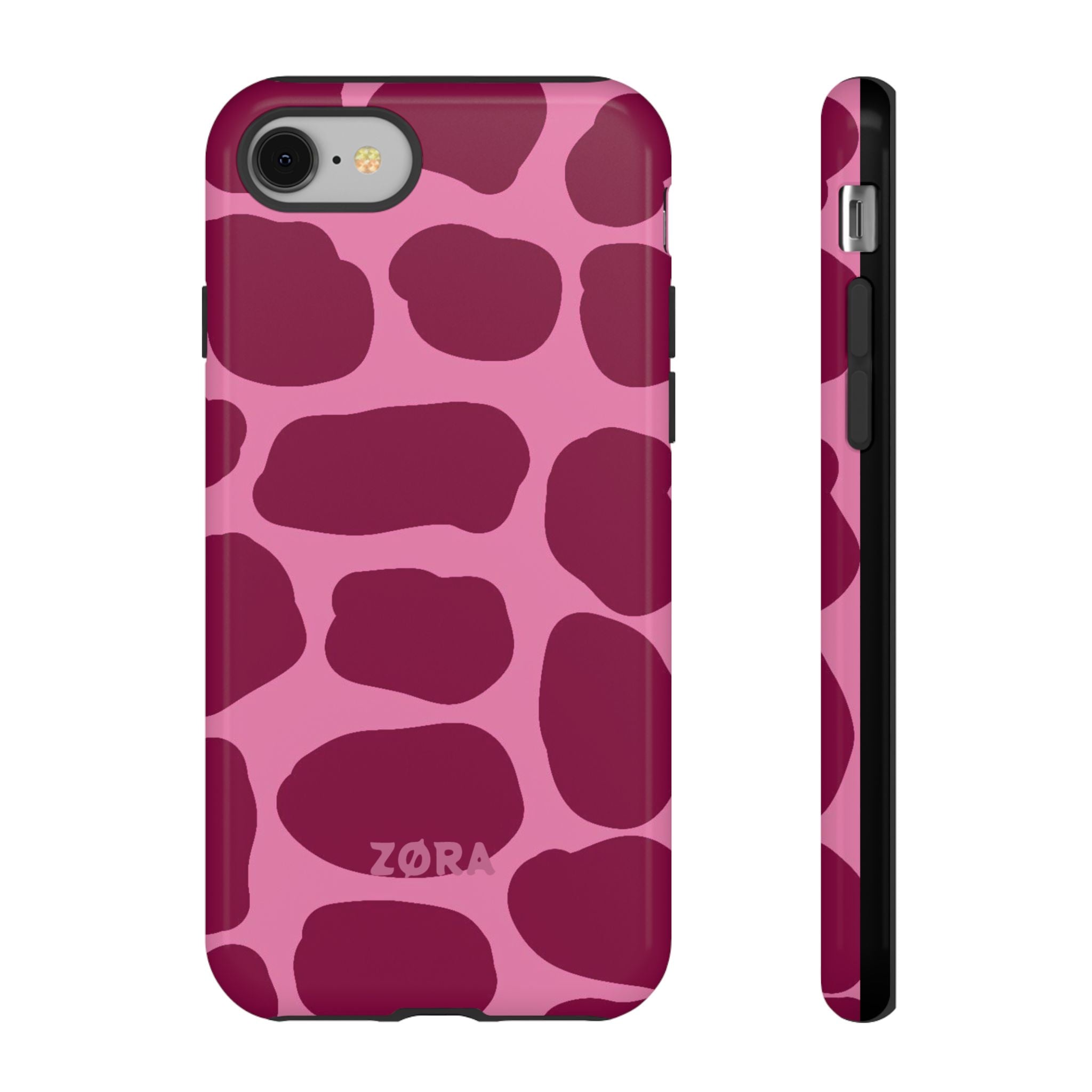 Pink & Burgundy Abstract