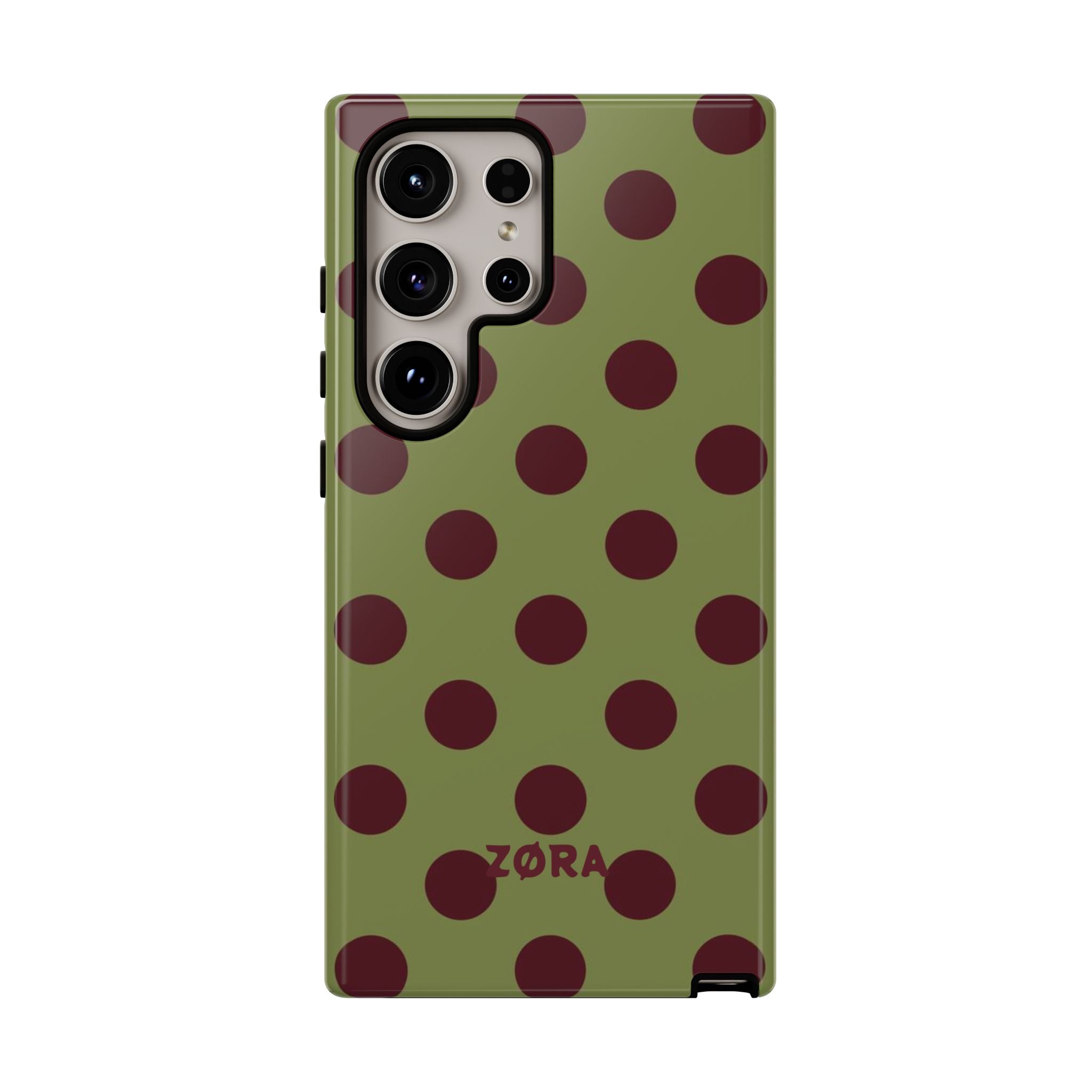 Olive & Burgundy