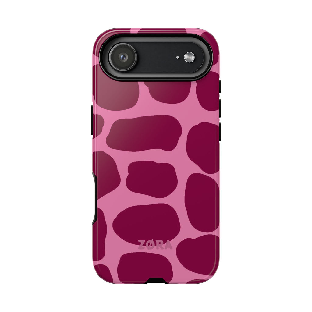 Pink & Burgundy Abstract